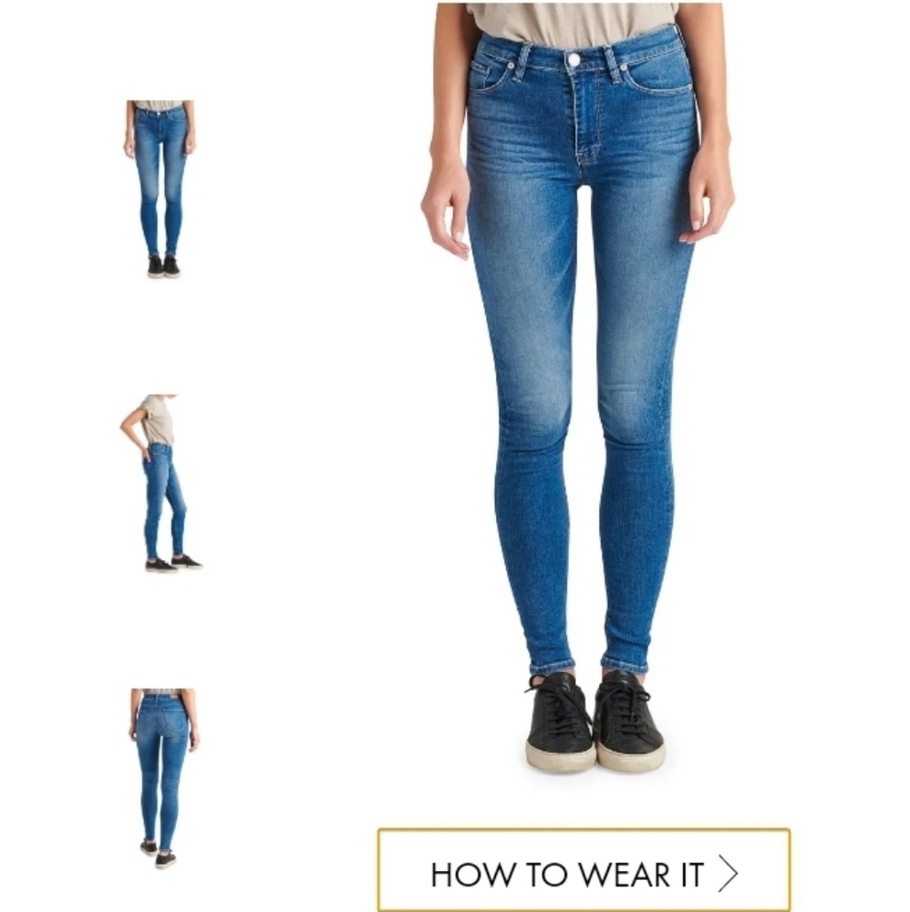 Light wash Hudson skinny jeans